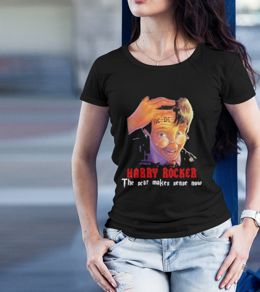 HARRY ROCKER AC-DC The Scar Makes Sense Now T-Shirt