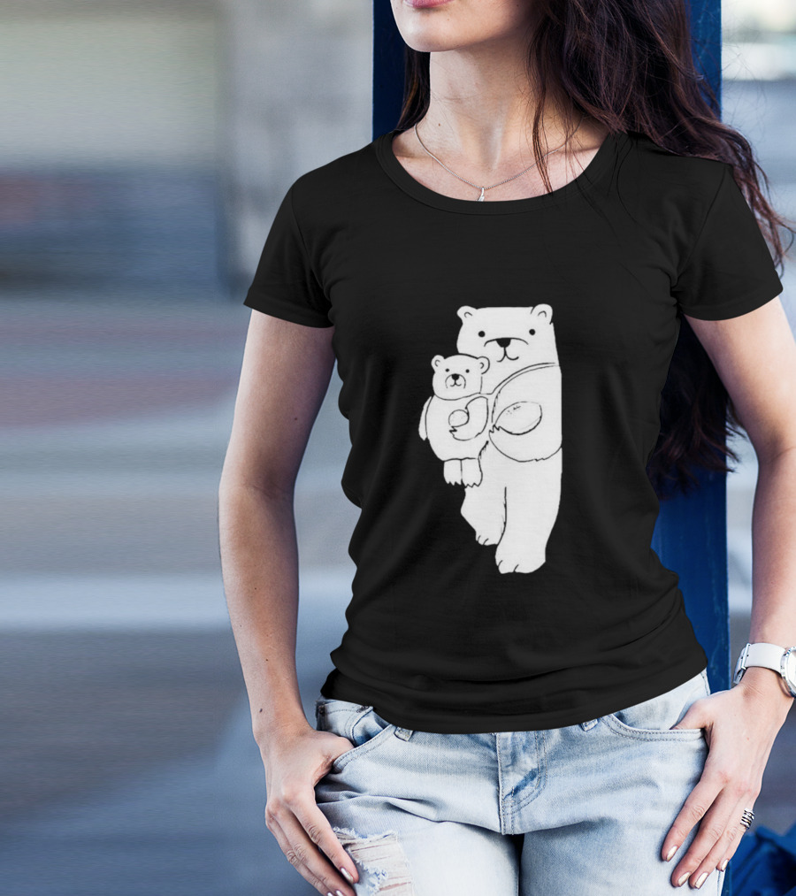 Nathan W Pyle Illinois Bear And Cub Duo T-Shirt