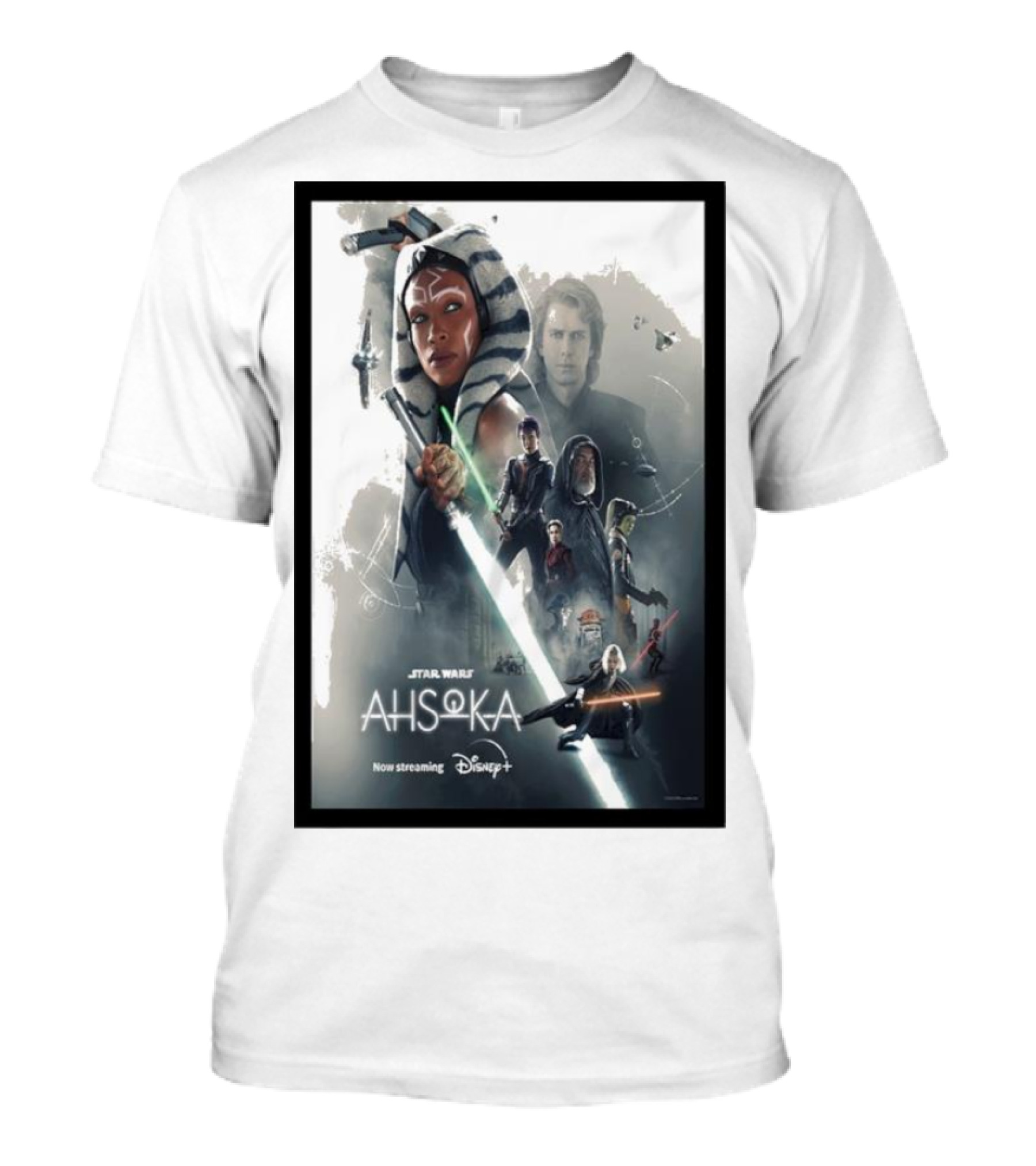 Star Wars Ahsoka Anakin Now Streaming Disney Plus T-Shirt