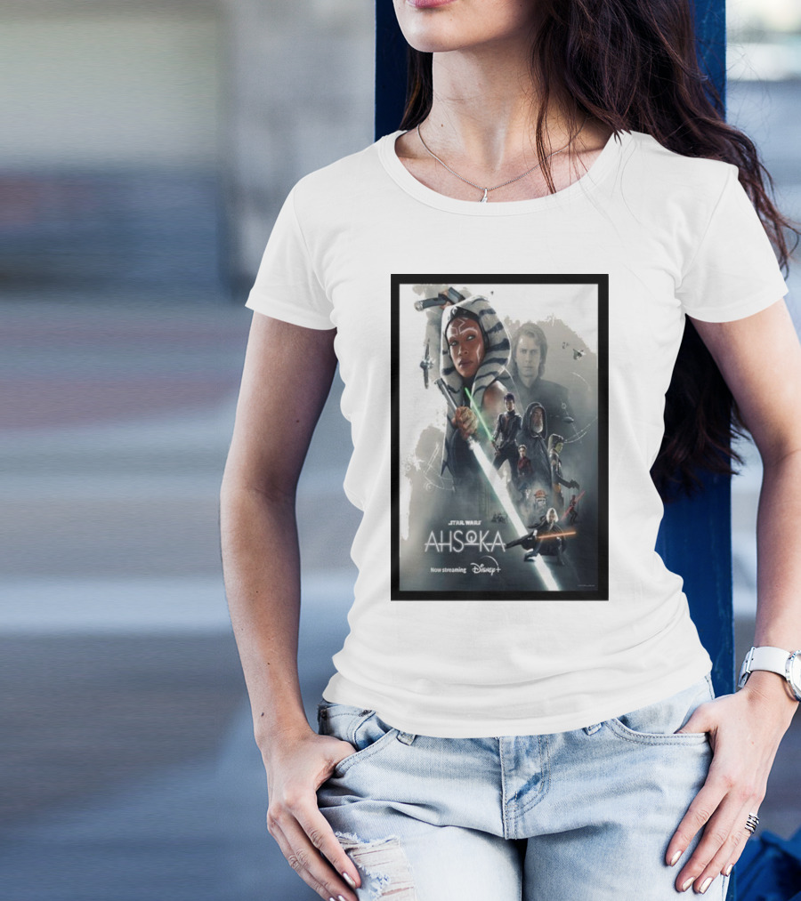 Star Wars Ahsoka Anakin Now Streaming Disney Plus T-Shirt