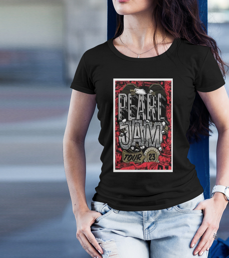 Pearl Jam Tour 23 Windy City Rock T-Shirt