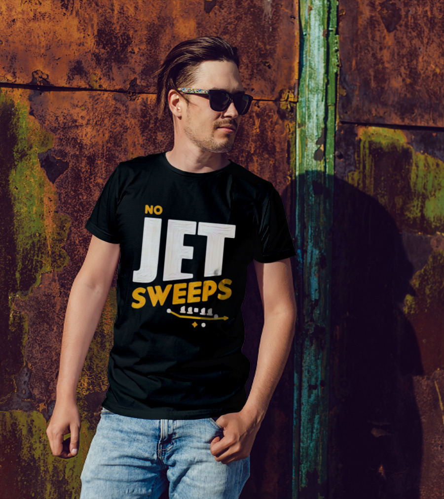 No Jet Sweeps 11 11 Football Play Diagram T-Shirt