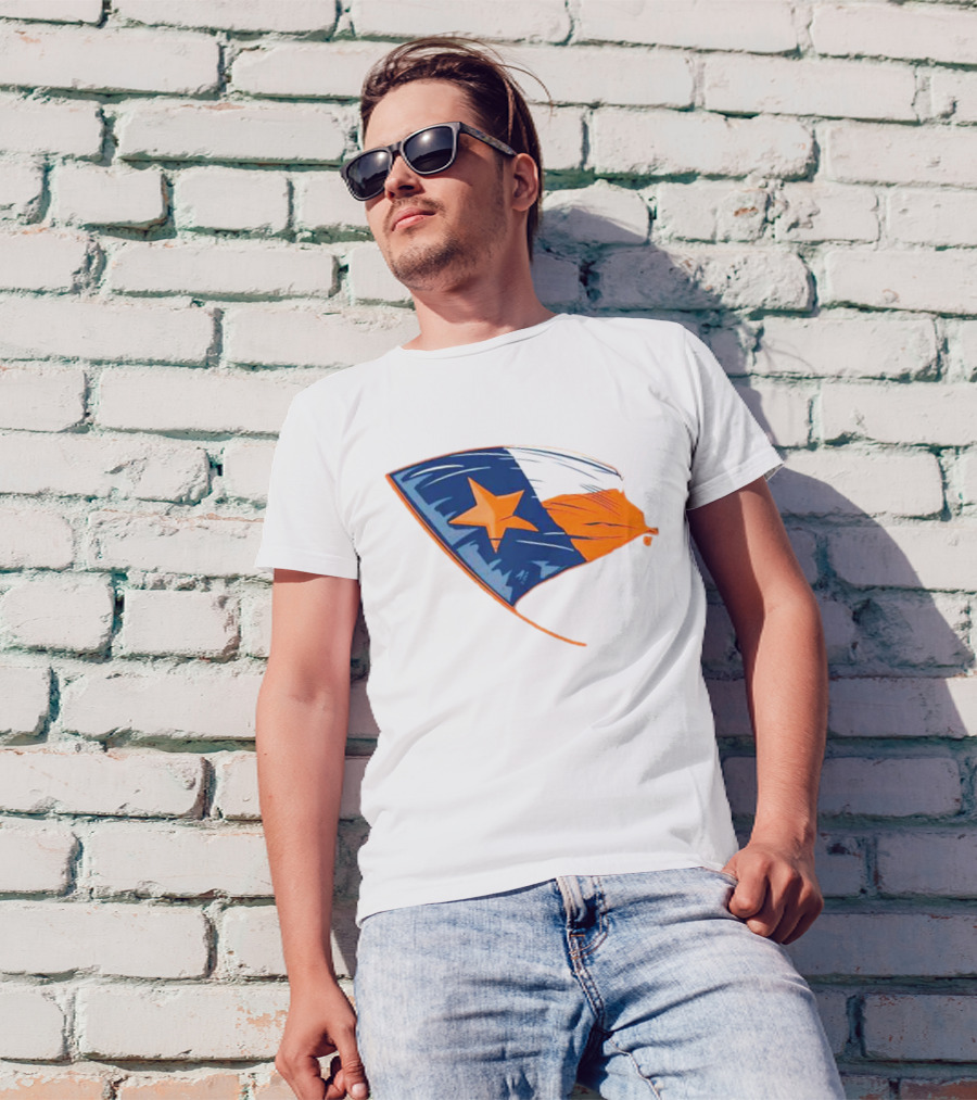 Houston State Flag Texas Colors And Star T-Shirt