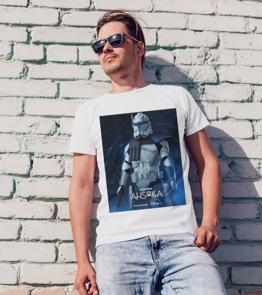 Star Wars Commander Rex In Ahsoka Now Streaming On Disney Plus T-Shirt