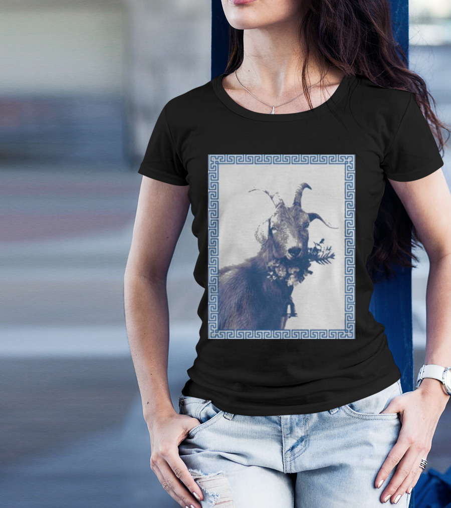 My Big Fat Greek Wedding 3 Goat Greek Key T-Shirt