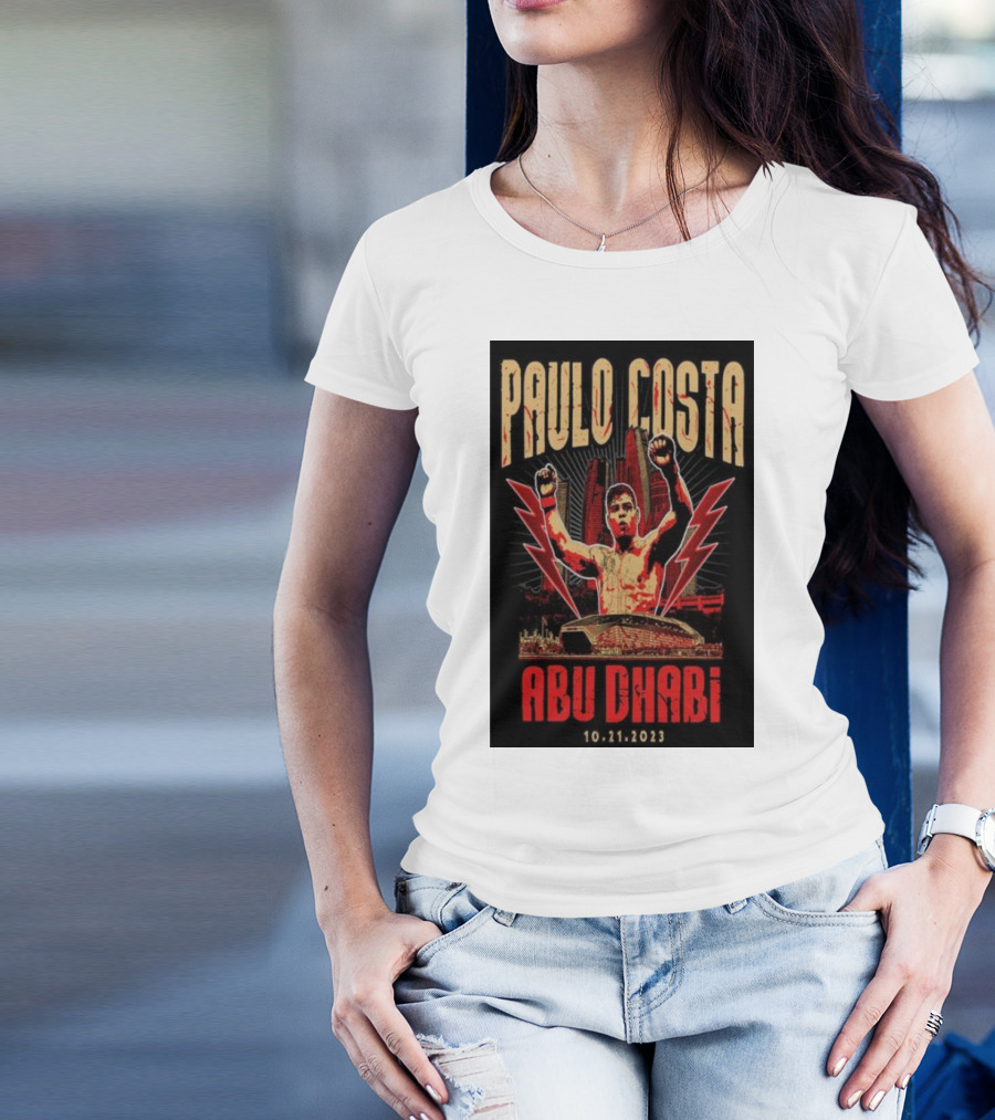 PAULO COSTA ABU DHABI 10.21.2023 T-Shirt