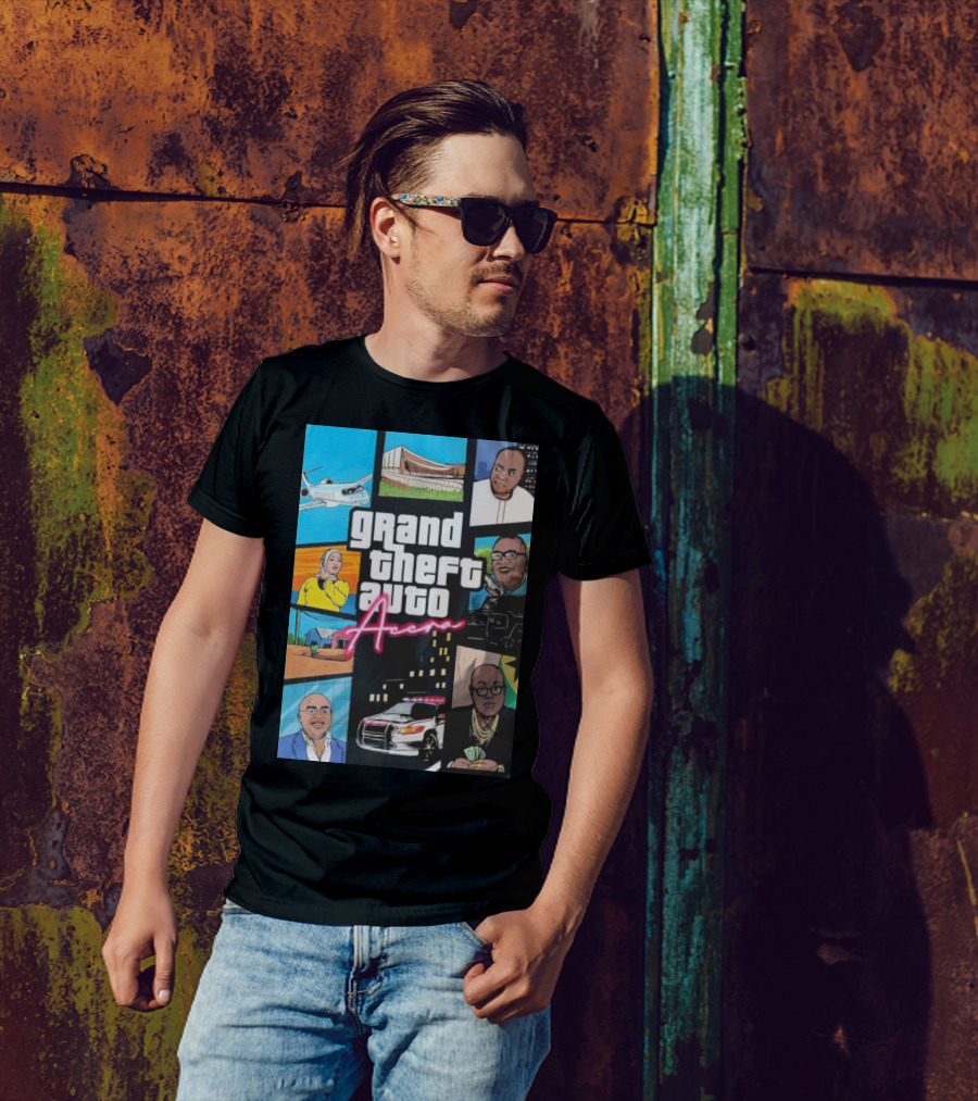 Grand Theft Auto Aceh Andreas Knackaveli Cityscape Edition T-Shirt