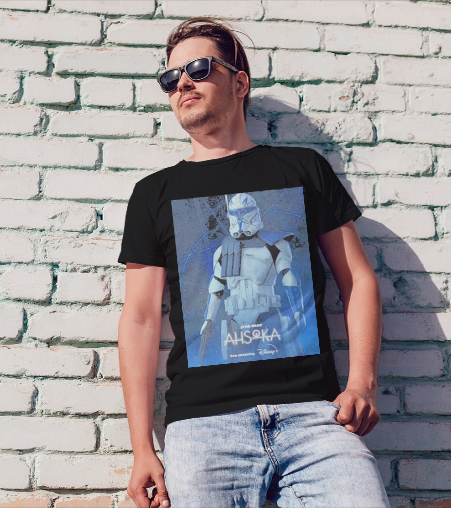 Star Wars Ahsoka Captain Rex Now Streaming Disney+ T-Shirt