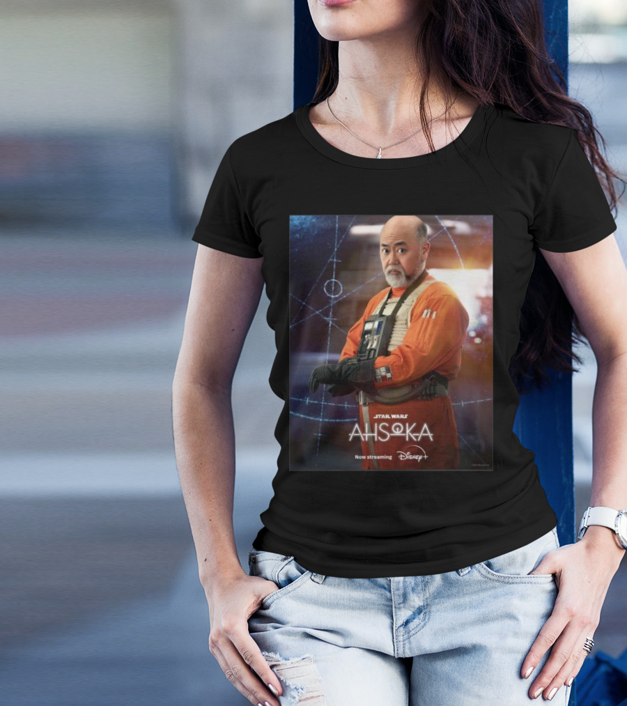 Ahsoka Carson Teva Character Star Wars Disney Plus Now Streaming T-Shirt