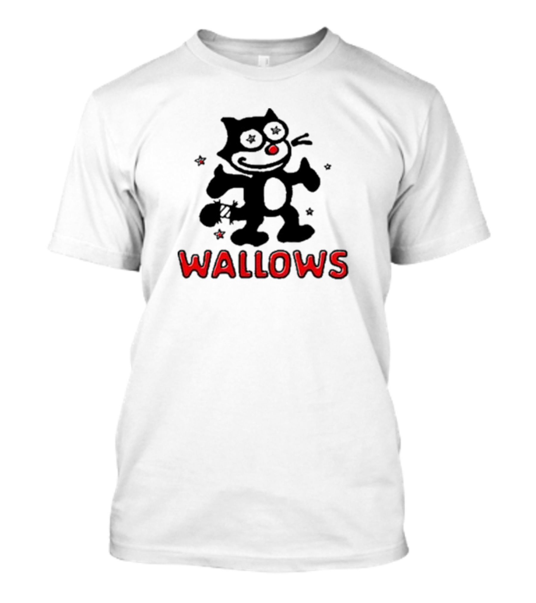 Wallows Toon Cat Vintage Cartoon T-Shirt
