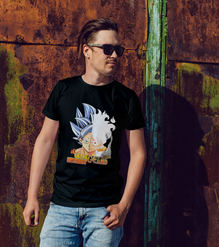 Ultra Instinct Gear 5 Fusion Anime Crossover Duo T-Shirt