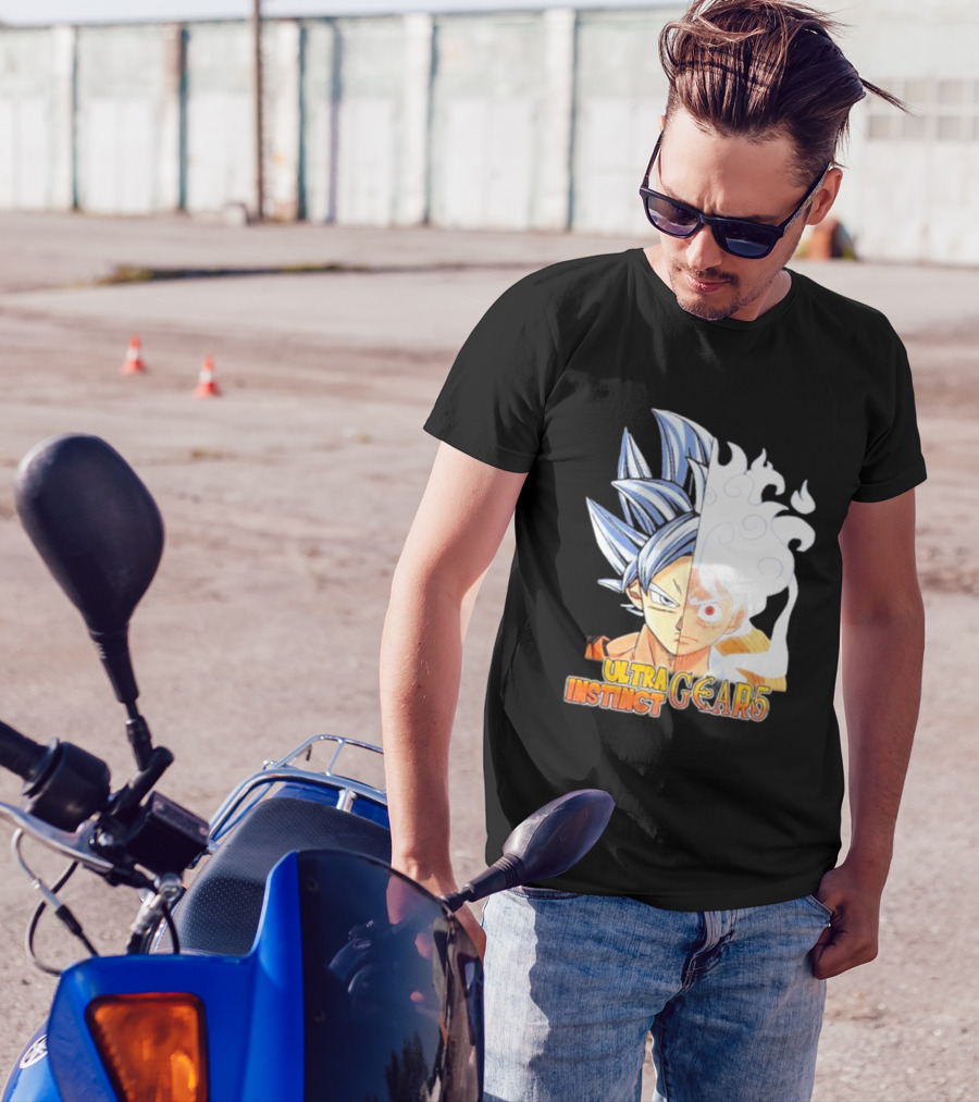 Ultra Instinct Gear 5 Fusion Anime Crossover Duo T-Shirt