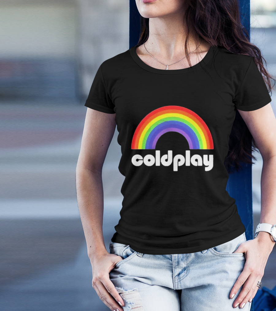 Coldplay Rainbow Multicolor T-Shirt