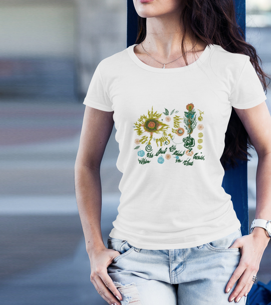 Flowers There Is A Field Between The Quiet T-Shirt