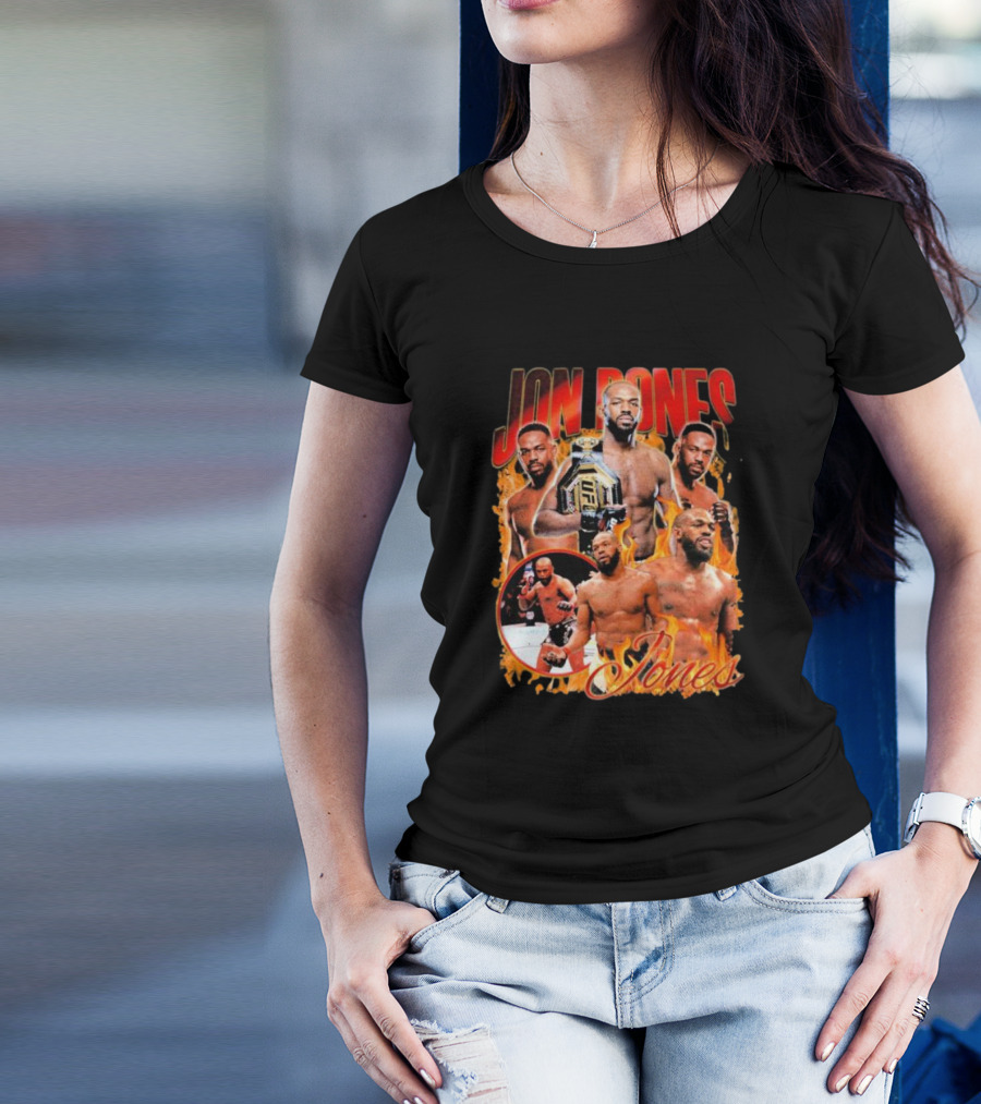 Jon Bones Jones UFC Champion Montage T-Shirt