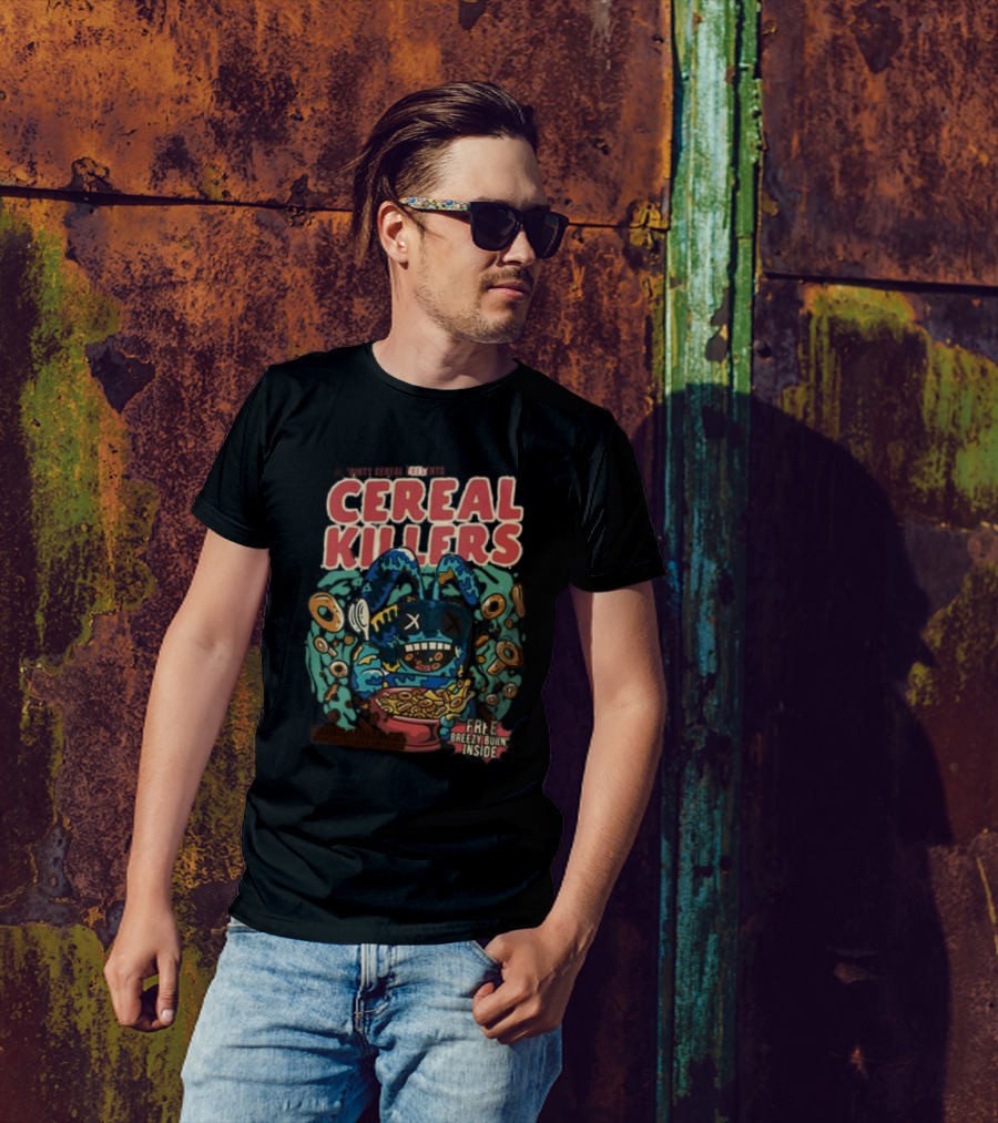 Ol’ Dirty Cereal Presents Cereal Killers Free Breezy Bunn Inside T-Shirt