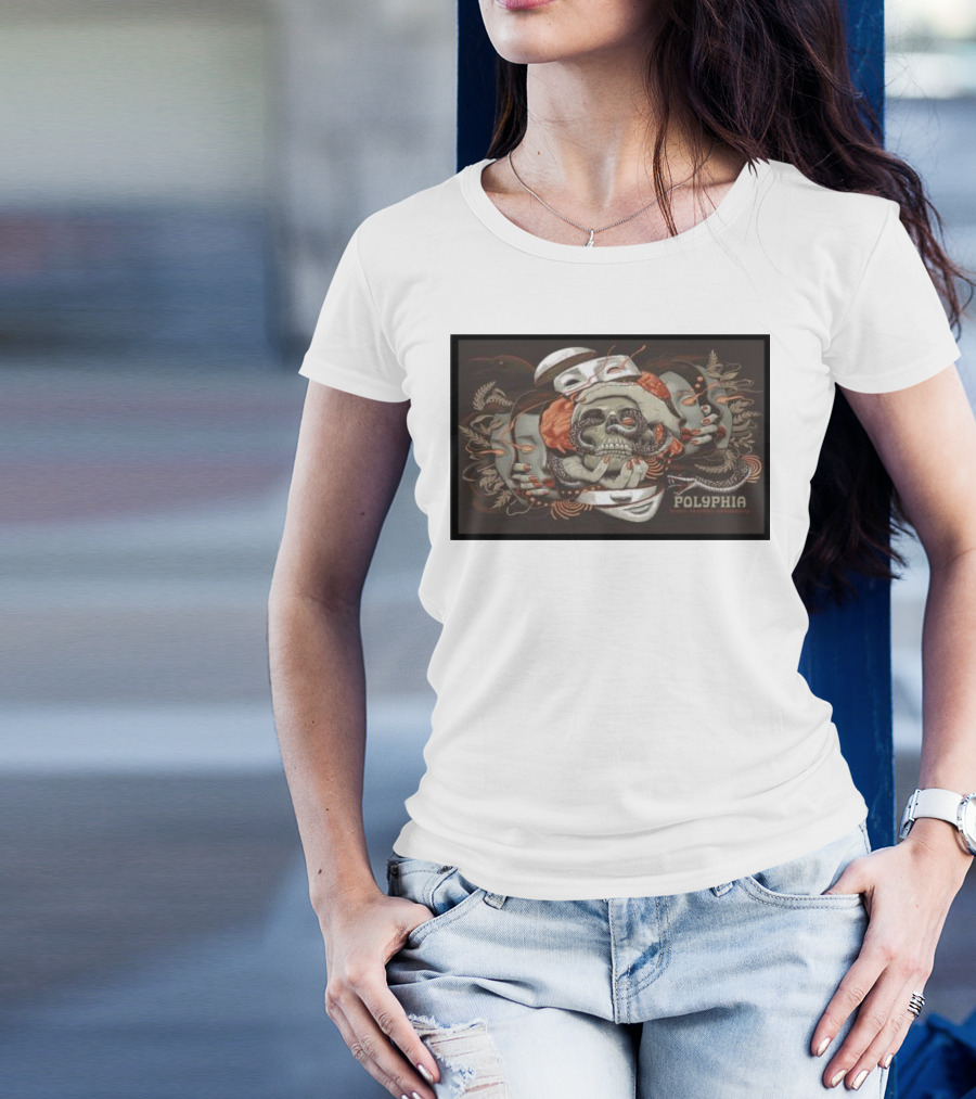 Polyphia Skull And Octopus Artwork October 5th T-Shirt