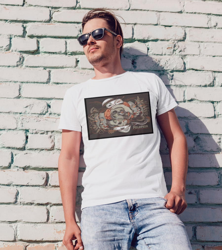 Polyphia Skull And Octopus Artwork October 5th T-Shirt