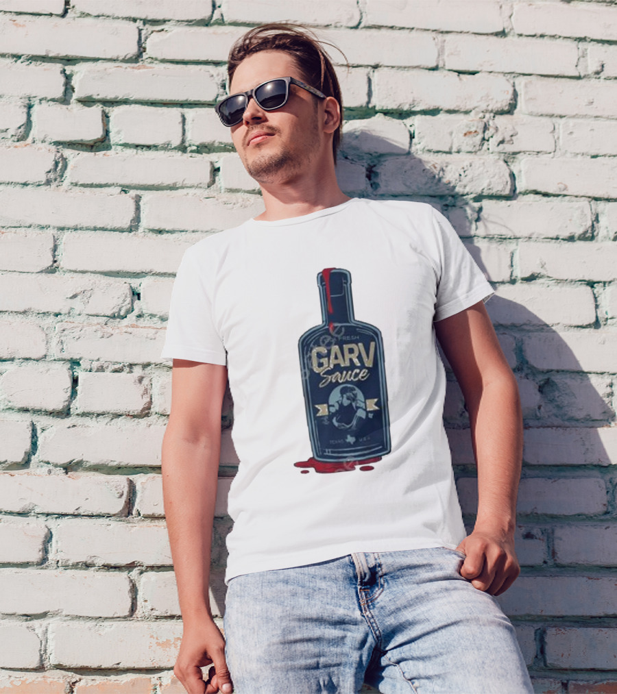 Garv Sauce Mitch Garver BreakingT Texas USA Baseball Bottle T-Shirt