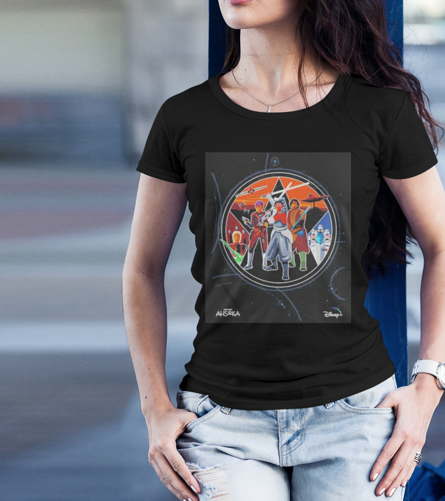 Ahsoka Episode 8 Characters And Starfighters Disney Plus T-Shirt