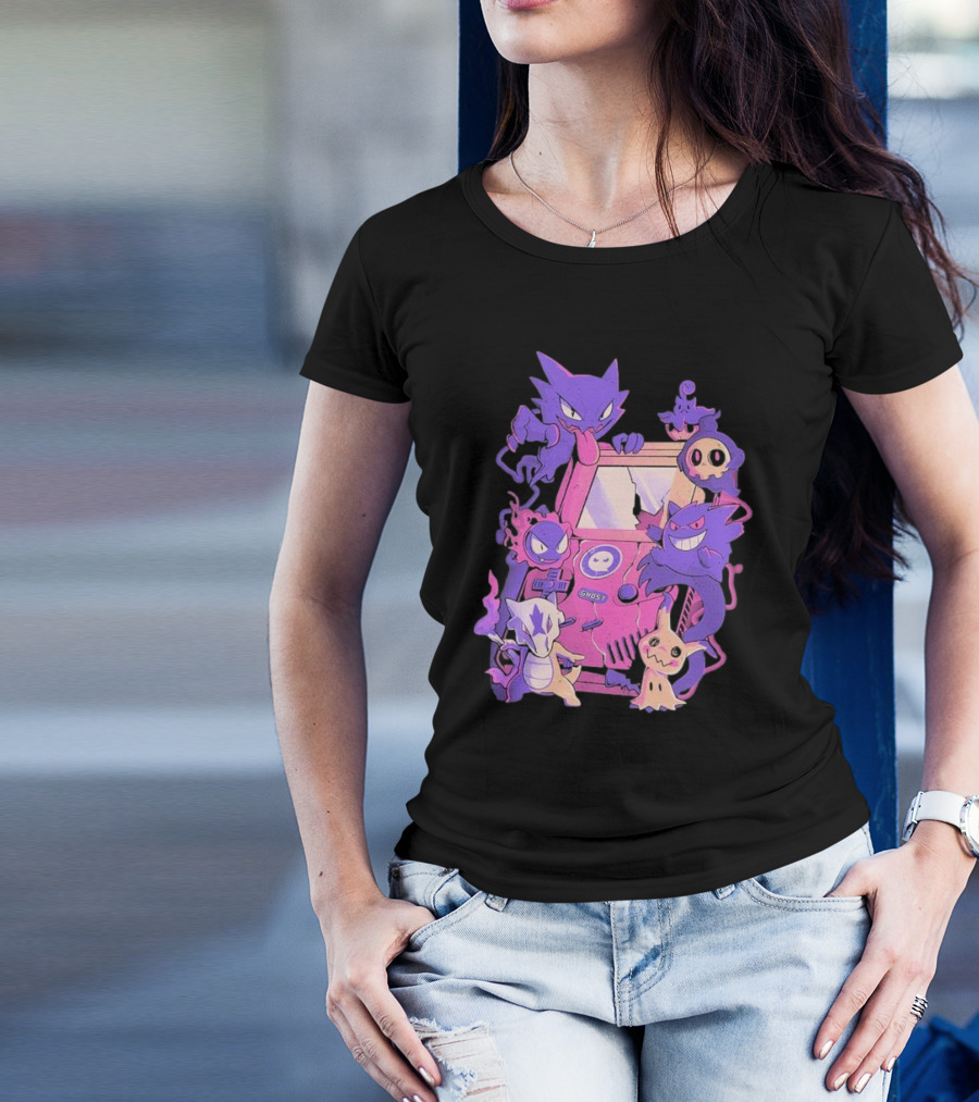 Pokemon Ghost Game Arcade T-Shirt