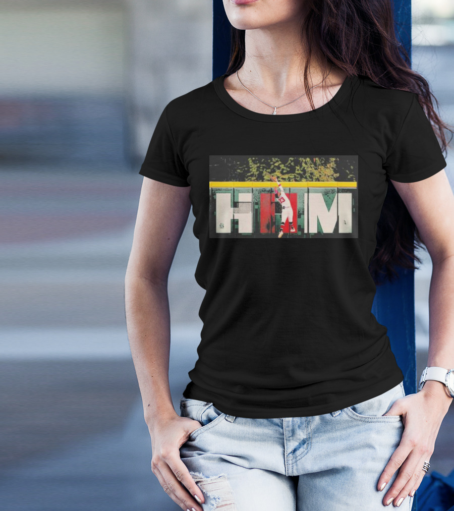 Him Michael Harris II 23 Braves Outfield Catch T-Shirt