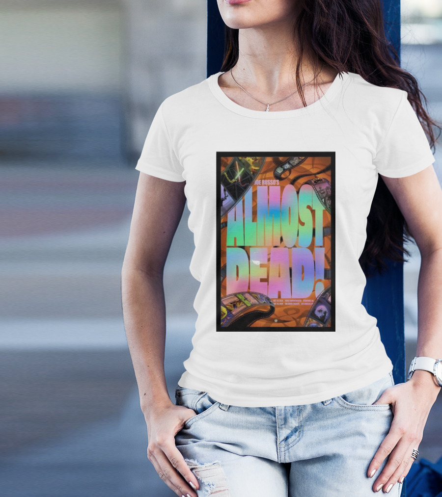 Joe Russo's Almost Dead Colorful Film Strip October 14 Concert T-Shirt