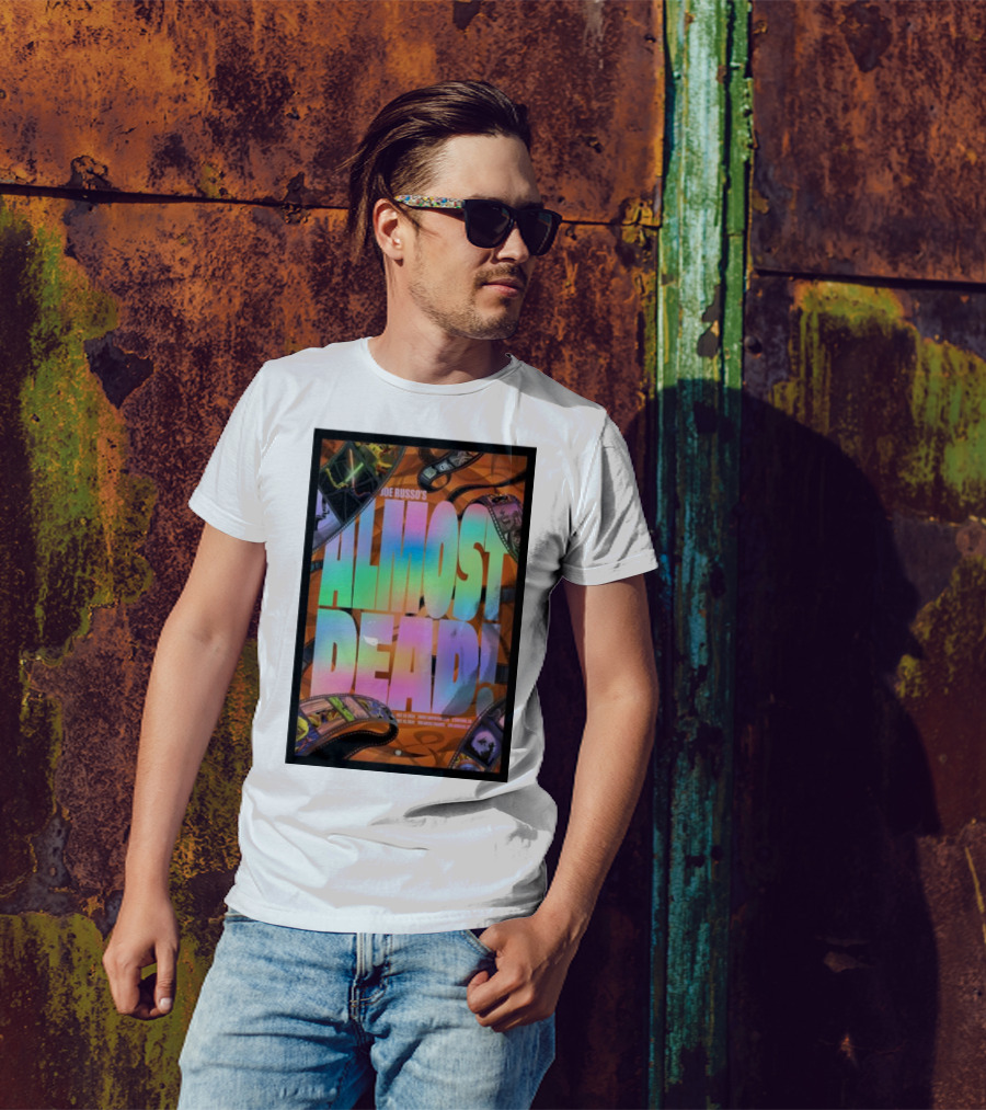 Joe Russo's Almost Dead Colorful Film Strip October 14 Concert T-Shirt