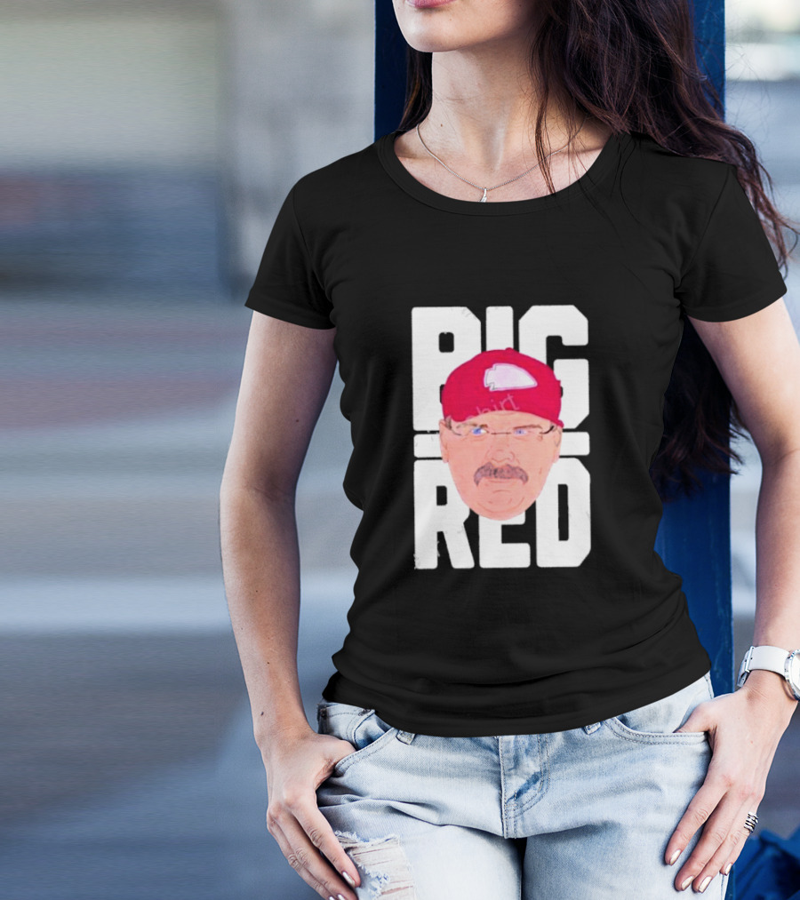 Lexiosborne Bellboy Big Red Cap And Mustache T-Shirt