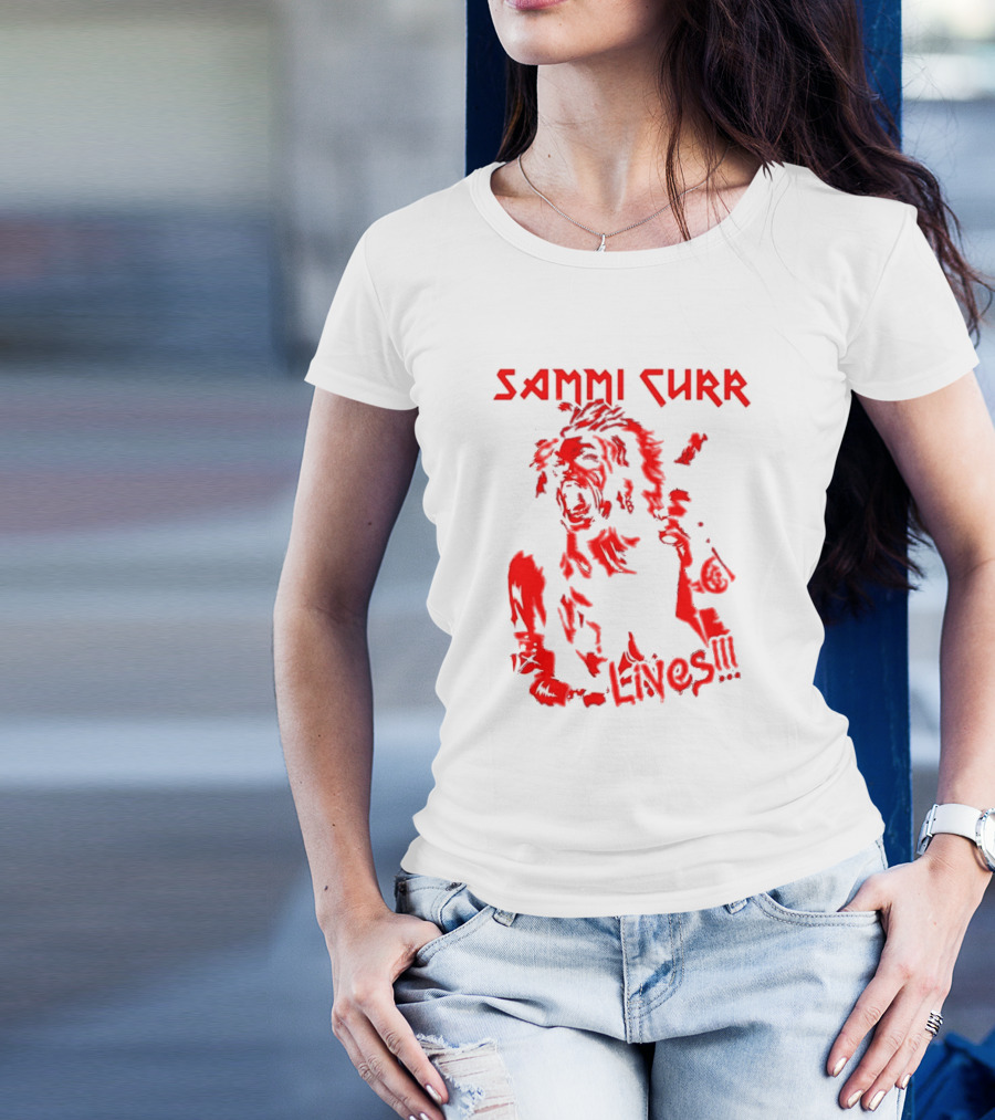 Sammi Curr Lives Heavy Metal Horror T-Shirt