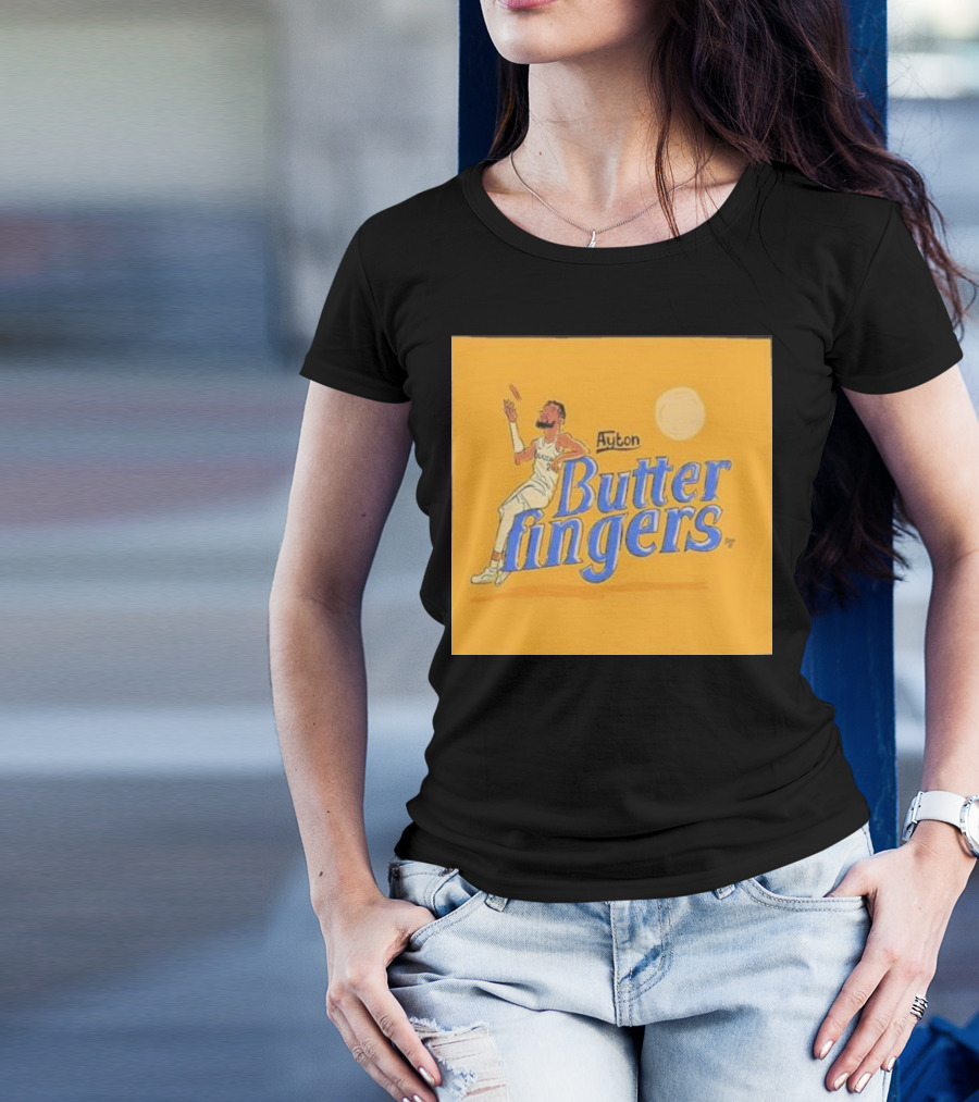 Phoenix Suns Ayton Butter Fingers Basketball Suns Ball T-Shirt