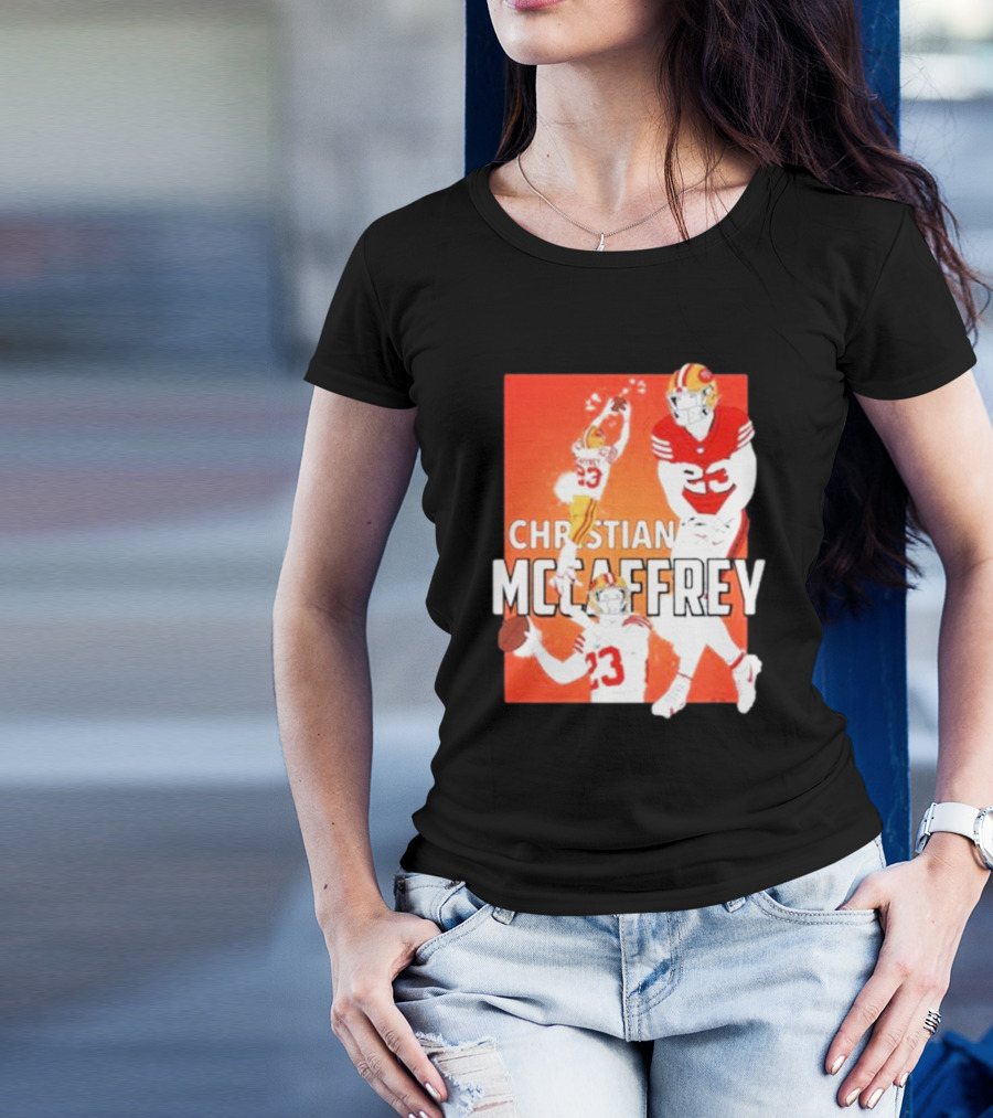 Christian McCaffrey 23 Football Highlights T-Shirt