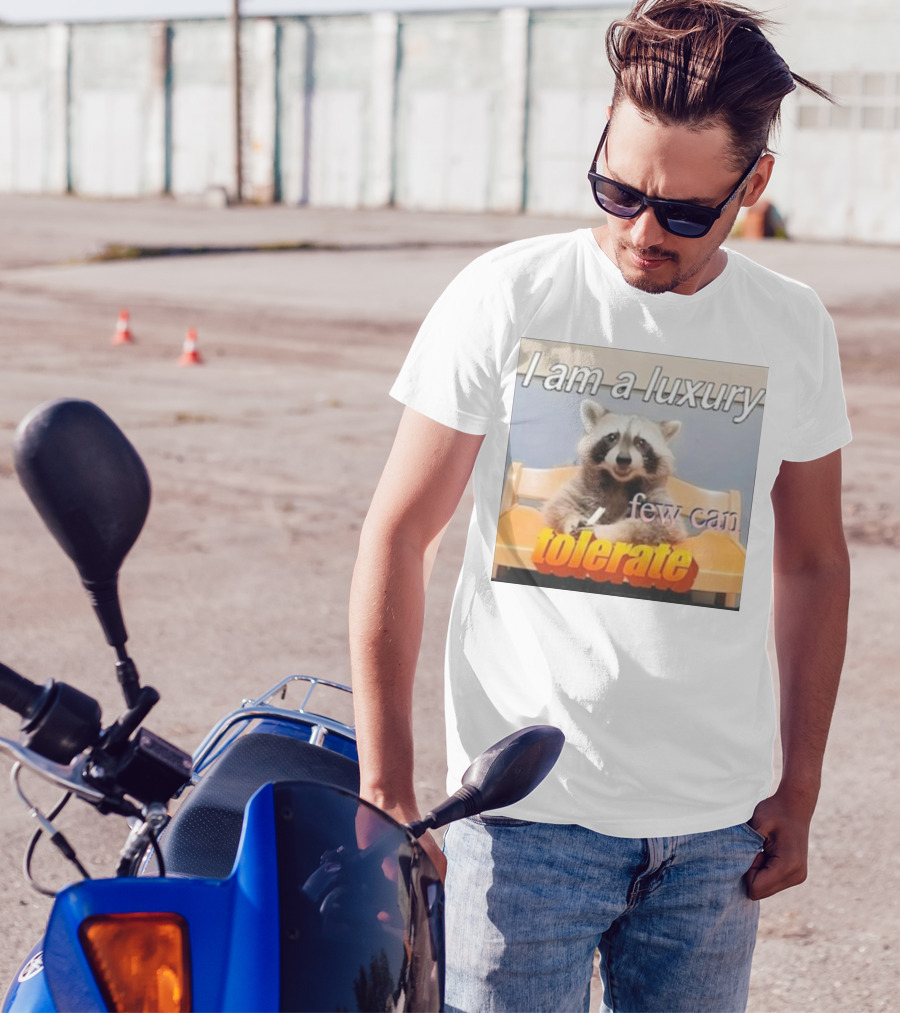 Raccoon Meme I Am A Luxury Few Can Tolerate T-Shirt