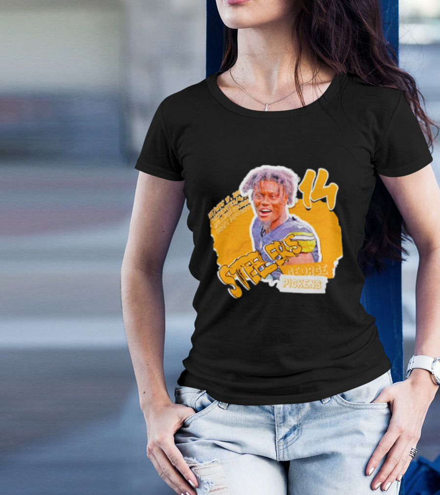 George Pickens Steelers 14 Football Player T-Shirt