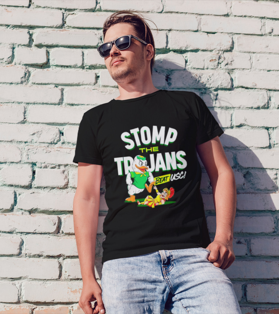 Oregon Ducks Stomp The Trojans Beat USC Victory T-Shirt