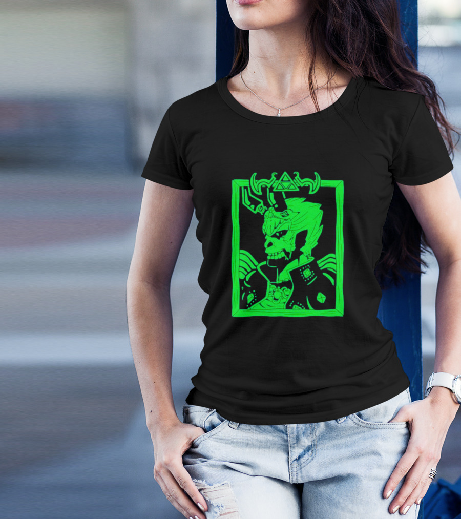 Glow In The Dark Ganondorf Triforce Frame T-Shirt