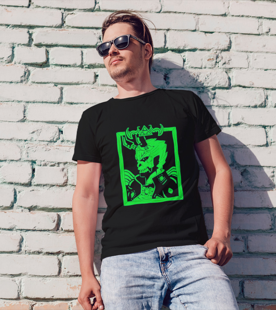 Glow In The Dark Ganondorf Triforce Frame T-Shirt