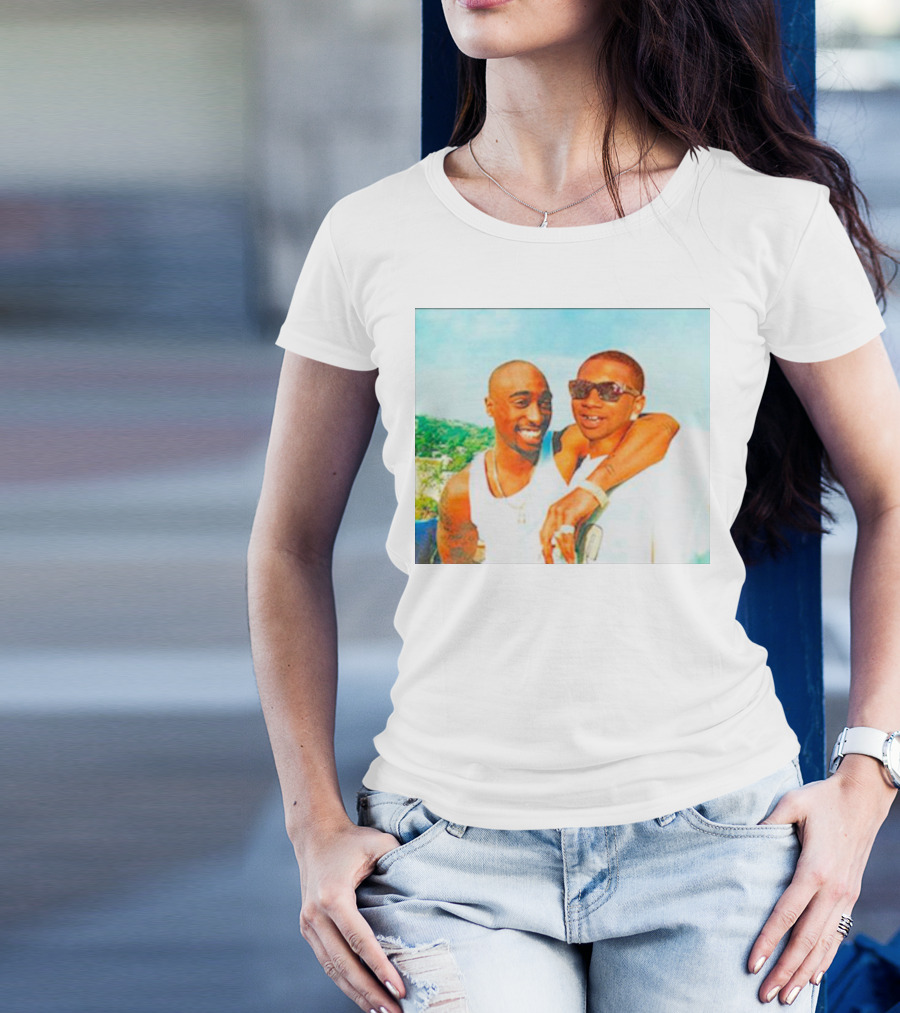 Tupac X Lil B Friendship Vibes T-Shirt