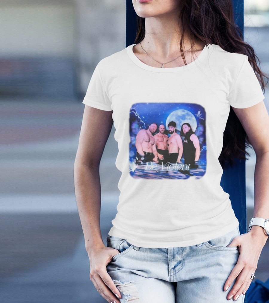 Be Violent Claudio Castagnoli And Friends Moonlight Fantasy T-Shirt