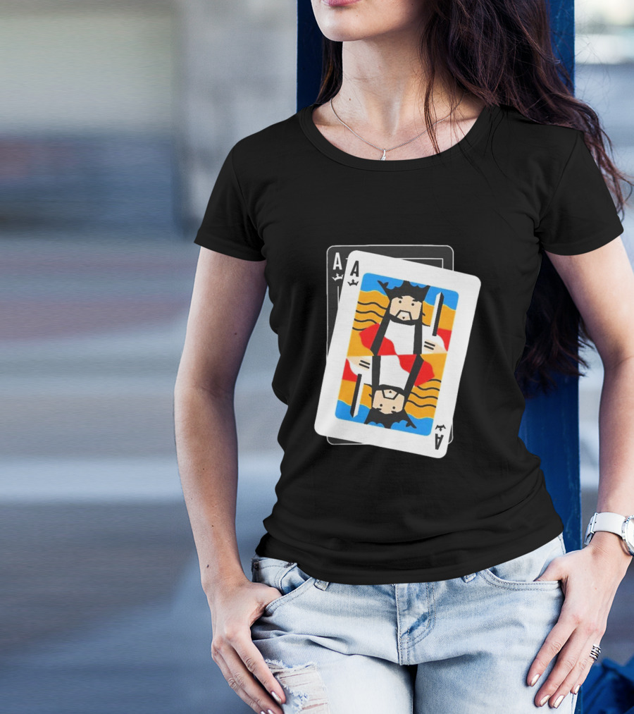 Steve Aoki DraftKings Playing Card Kings With Ace T-Shirt