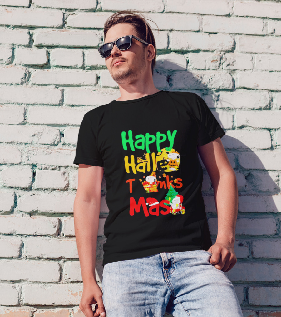 Happy Hallo Thanks Mas Snoopy Holiday T-Shirt