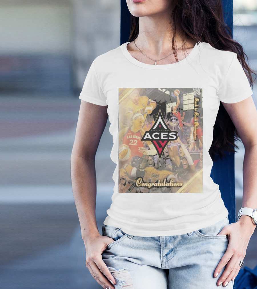 Las Vegas Aces Congratulations Raise The Stakes Basketball T-Shirt