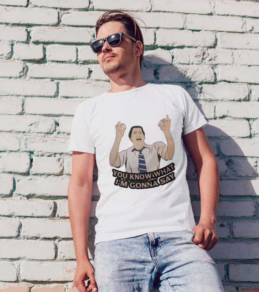 You Know What I’m Gonna Say Motivational Pose With Tie T-Shirt