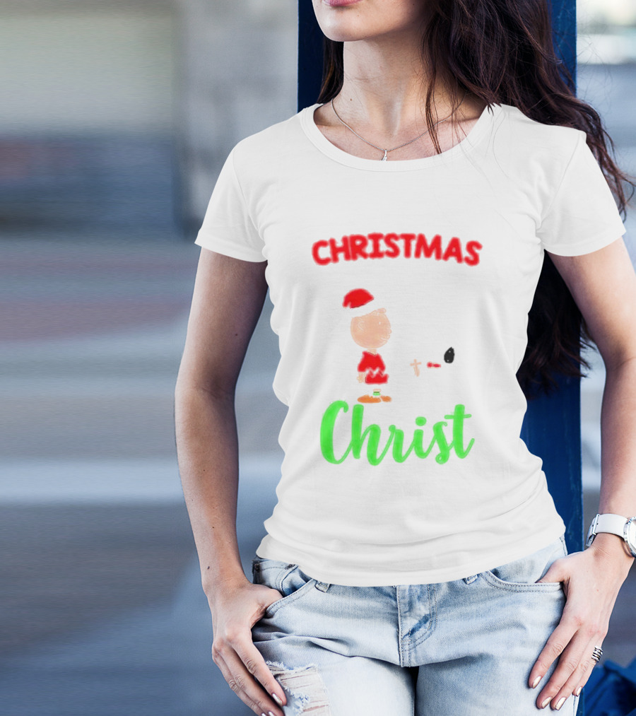 Charlie Brown Snoopy Christmas Christ T-Shirt
