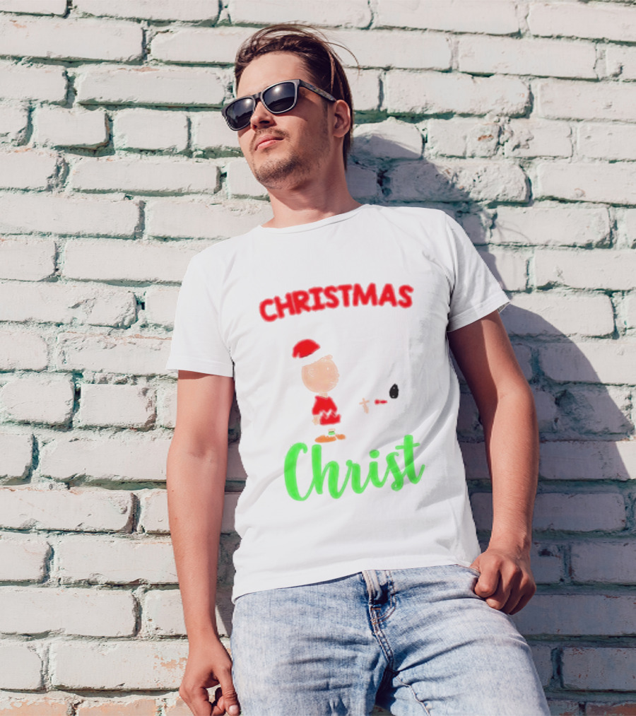 Charlie Brown Snoopy Christmas Christ T-Shirt