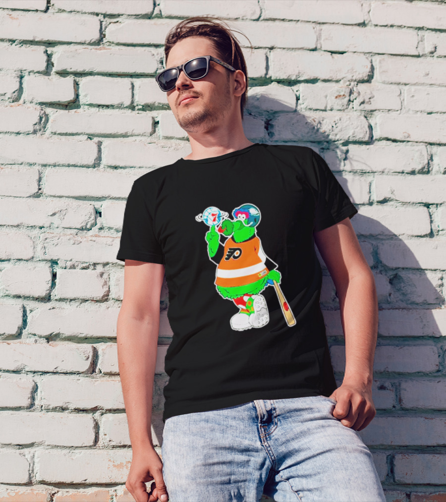Philly Phanatic Philadelphia Flyers NHL Fan Art Sports T-Shirt