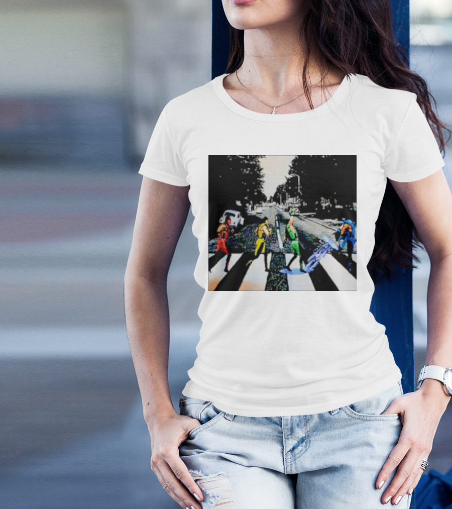Mortal Kombat Characters Crossing Abbey Road T-Shirt