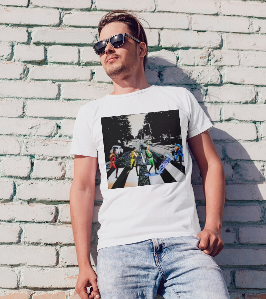 Mortal Kombat Characters Crossing Abbey Road T-Shirt