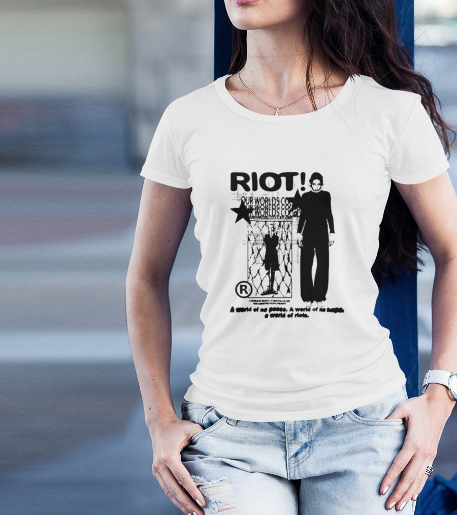 RIOT Our Worlds Could No Peace No Hope T-Shirt