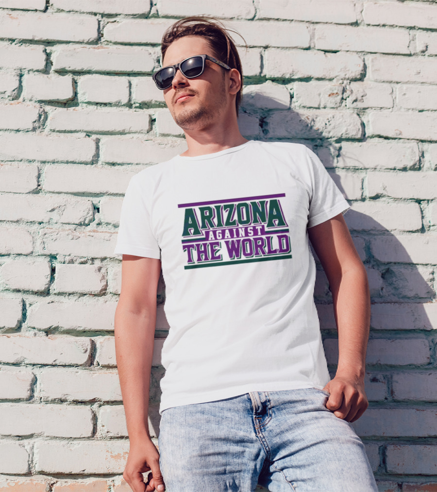 Arizona Against The World Vintage Style Retro T-Shirt